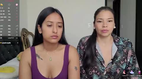 Snapshot of 2summerlove2 chatting on 01-21-25, 03:32 Dalilah and Tarah online show from 01-21-25, 03:32