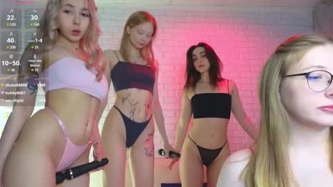 Merlizz Eva Jane Mila Nicole  left to right  online show from 02-24-25, 05:43
