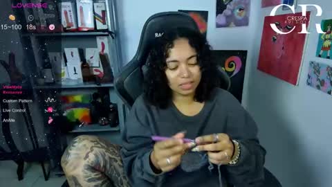 Snapshot of alesyahampton chatting on 10-10-25, 04:00 Crespa Ruidosa online show from 10-10-25, 04:00