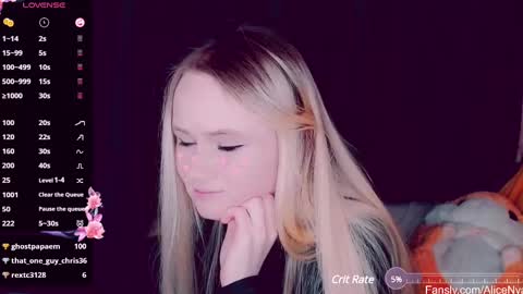 Snapshot of alicenya chatting on 02-24-25, 07:00 Alice online show from 02-24-25, 07:00