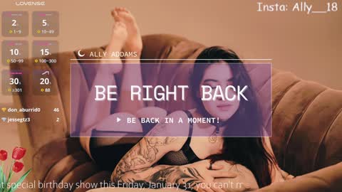 Ally  online show from 01-27-25, 07:03