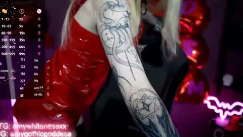 Snapshot of amywhitenessxx chatting on 02-14-26, 12:13 Amy switch Goddess divine Mistress online show from 02-14-26, 12:13