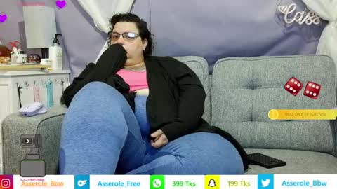 Snapshot of asserolee chatting on 05-16-26, 07:49 Cassie online show from 05-16-26, 07:49