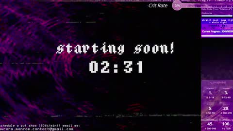Aurora  Aura online show from 12-14-24, 04:01