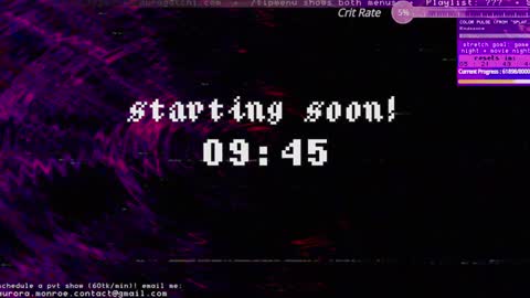 Aurora  Aura online show from 01-26-25, 07:10
