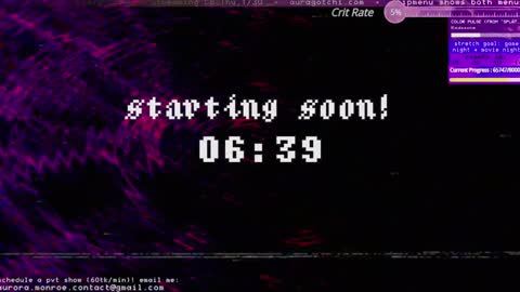 Aurora  Aura online show from 01-27-25, 04:09