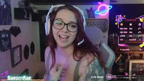 Snapshot of baeornrae chatting on 03-18-26, 08:12 Baeorn Rae online show from 03-18-26, 08:12