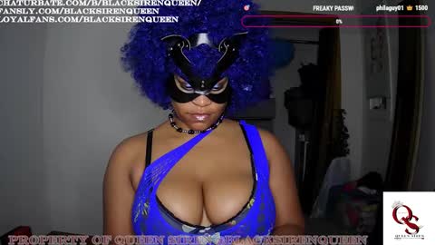Snapshot of blacksirenqueen chatting on 09-22-25, 07:54 Queen Siren online show from 09-22-25, 07:54