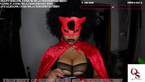 Snapshot of blacksirenqueen chatting on 10-30-25, 07:21 Queen Siren online show from 10-30-25, 07:21
