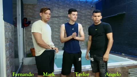 Snapshot of boysgang_sex chatting on 01-19-25, 11:34 Angelo Mark Fernando Taylor online show from 01-19-25, 11:34
