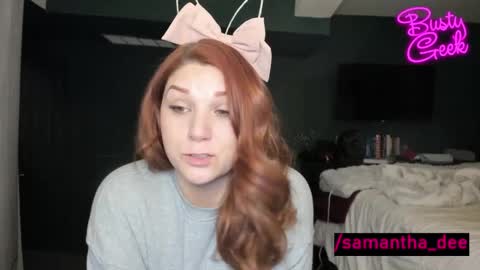 Snapshot of busty_geek48 chatting on 02-04-25, 03:22 Samantha Dee online show from 02-04-25, 03:22