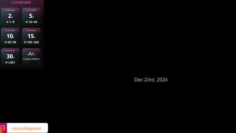 Camila online show from 12-24-24, 01:16