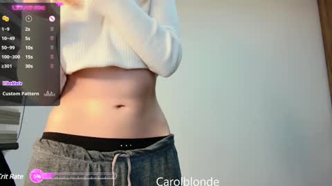 Snapshot of carolblonde chatting on 02-27-25, 06:40 Char online show from 02-27-25, 06:40