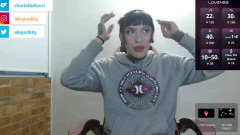 Snapshot of charlotbelucci_ chatting on 10-30-25, 10:27 Ale punky online show from 10-30-25, 10:27
