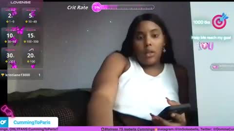 Snapshot of cummingtoparis chatting on 11-16-25, 09:31 Cumming To Mistress Isabella Cummings online show from 11-16-25, 09:31