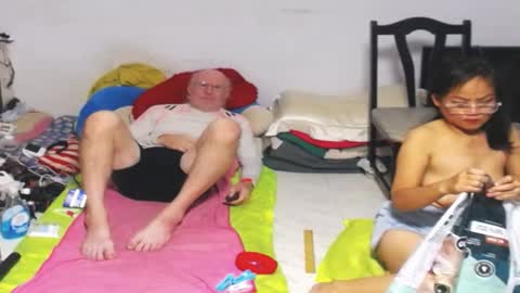 Snapshot of cuteandsexyone chatting on 01-27-25, 12:48 CuteAndSexyOne Na and Brian online show from 01-27-25, 12:48