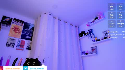 Snapshot of doux_amer chatting on 01-15-25, 02:24 VickyHelp me to reach 300 thumbs up online show from 01-15-25, 02:24