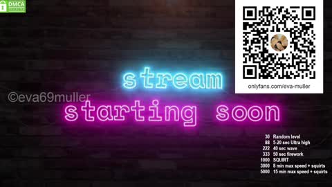 Eva  next show  8pm CEST AMST online show from 12-17-24, 07:26