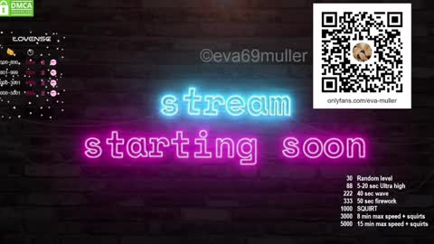 Eva  next show  8pm CEST AMST online show from 12-19-24, 06:12