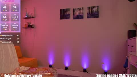 Snapshot of fiery_redhead chatting on 05-15-26, 11:01 Cassie Ventura online show from 05-15-26, 11:01