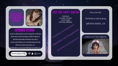 Lex Vive foxygamer cb online show from 05-09-26, 01:11
