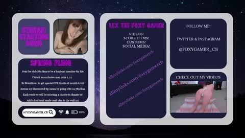 Lex Vive foxygamer cb online show from 05-15-26, 01:12
