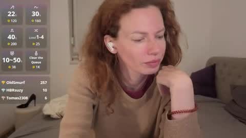 Snapshot of gingermak chatting on 04-13-26, 12:27 Michelle online show from 04-13-26, 12:27