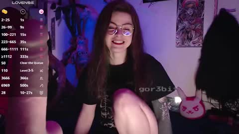 Snapshot of gor3bit chatting on 01-17-25, 07:05 Giggle Monster online show from 01-17-25, 07:05