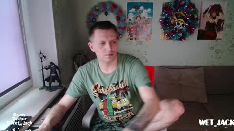Snapshot of hlestus chatting on 01-14-25, 06:45 Wet Jack online show from 01-14-25, 06:45