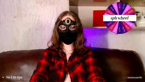 Snapshot of immissamelie chatting on 03-10-26, 02:16 Miss Amelie online show from 03-10-26, 02:16