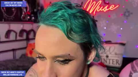 Snapshot of iwillbeyourmuse chatting on 12-16-25, 12:48 Muse hethey online show from 12-16-25, 12:48