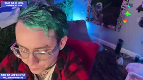 Snapshot of iwillbeyourmuse chatting on 01-13-26, 11:43 Muse hethey online show from 01-13-26, 11:43