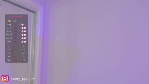 Jenny  Instagram jenny ppperry  NEXT LIVE TUESDAY  online show from 12-14-24, 01:50