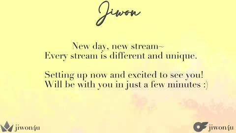 Jiwon online show from 01-15-25, 11:53