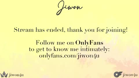 Jiwon online show from 02-13-25, 07:42