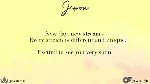 Jiwon online show from 09-14-25, 08:52