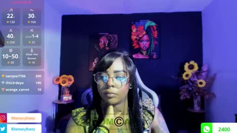 Snapshot of khenoryfranz chatting on 10-23-25, 11:24 Khenory online show from 10-23-25, 11:24