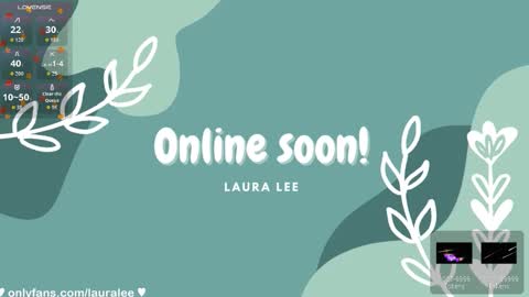 Snapshot of laura_lee chatting on 10-23-25, 01:38 Laura Lee. online show from 10-23-25, 01:38