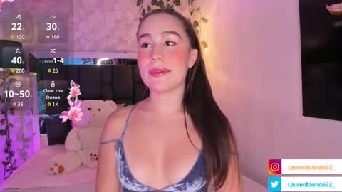 Lauren Blonde online show from 02-22-25, 08:31