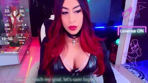 Snapshot of lizagothdoll chatting on 01-23-25, 08:04 Liza Goth online show from 01-23-25, 08:04