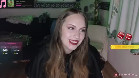 Snapshot of lovalentine chatting on 10-31-25, 05:19 Lo Valentine online show from 10-31-25, 05:19