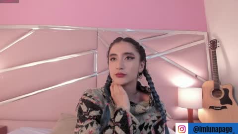 Snapshot of lunapagee chatting on 01-20-25, 01:32 Luna Page online show from 01-20-25, 01:32