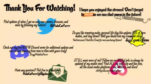 Kat Purrrr Enter my Public Discord   online show from 02-21-25, 03:45