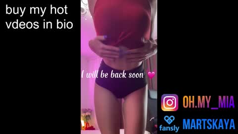 Snapshot of mia4sin chatting on 10-07-25, 09:50 Mia Martskaya online show from 10-07-25, 09:50