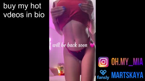 Snapshot of mia4sin chatting on 10-25-25, 07:49 Mia Martskaya online show from 10-25-25, 07:49