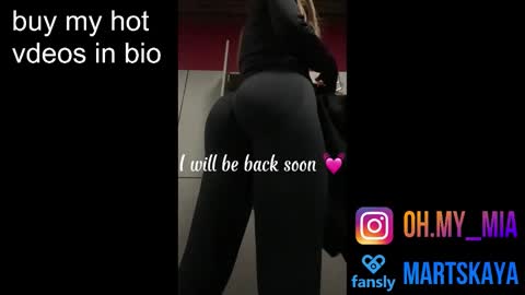 Snapshot of mia4sin chatting on 10-30-25, 10:38 Mia Martskaya online show from 10-30-25, 10:38