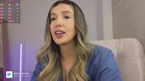 Snapshot of missmonaco chatting on 10-10-25, 11:48 Emma Rivera online show from 10-10-25, 11:48