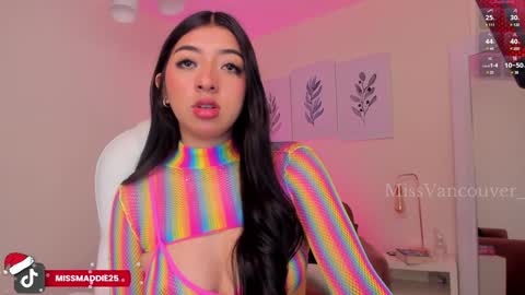 Snapshot of missvancouver_ chatting on 12-12-24, 12:05 Mafe Jimenez online show from 12-12-24, 12:05