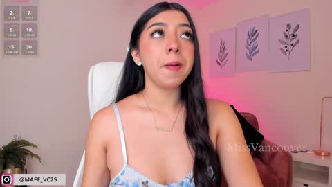 Snapshot of missvancouver_ chatting on 01-14-25, 11:37 Mafe Jimenez online show from 01-14-25, 11:37