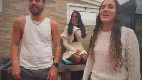 Snapshot of naughtyluxe chatting on 10-31-25, 10:38 ANDREA STEPH MIKE online show from 10-31-25, 10:38